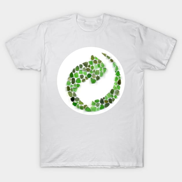 Recycle sea glass T-Shirt by crumpetsandcrabsticks